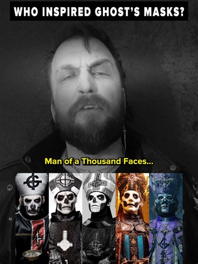 WHO INSPIRED GHOST'S MASKS? 🤔👹 - #thebandghost | thebandghost