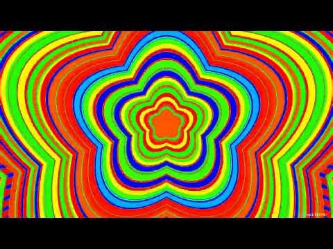 Symmetry in Motion: Shape Streams Floral Tunnel, Multicolor Flower Tunnel Background