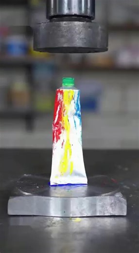 Color Tube Explosion – Paint Blast Under Hydraulic Force! | Planet Flow | Facebook