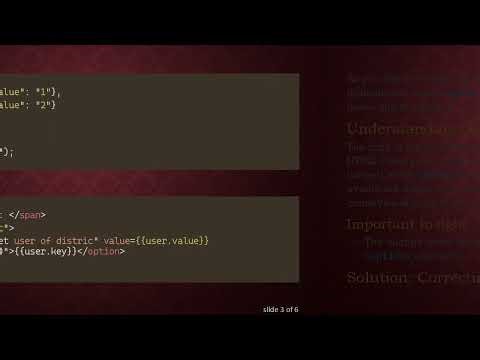 Fixing the Angular Change Event of Drop Down List Not Working
