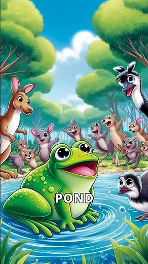 The Thirsty Frog Tiddalik #ThirstyFrog #Tiddalik #frogstory #sharingiscaring #kidsstory