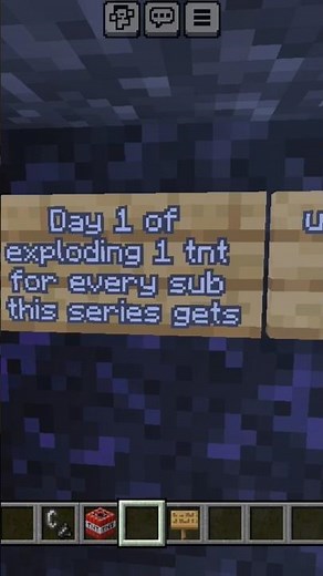 Day 1 of exploding tnt until I reach bedrock