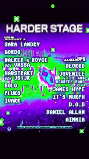 HARD Summer 2025 HARDER Stage Lineup