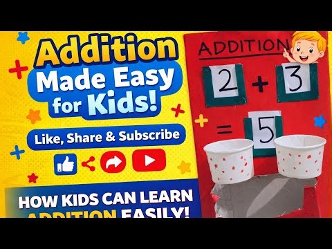 Additions easy by using this Magical Machine for Kids
