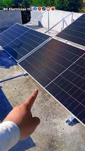 595 solar panel 5 JA company connection serious solar panel solar plate / panel installation