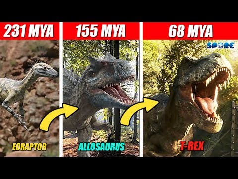 If Tyrannosaurus rex Evolved in SPORE from Natural Selection