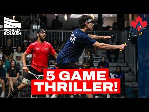 USA v India : World Squash Junior Team Championships 2026 Semi-Finals