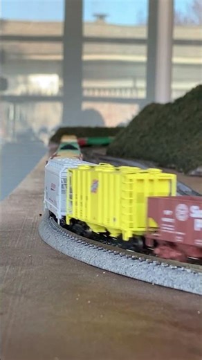 N scale conrail 50 cars #train #modeltrains #nscale