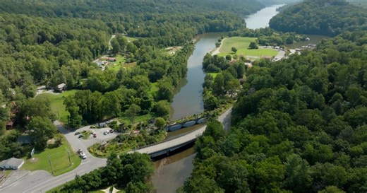 Lake Lure Flowering Bridge