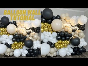 HOW TO MAKE A ORGANIC BALLOON WALL | STEP BY STEP TUTORIAL | ANA LUISA JEWELRY