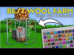 The Best Wool Farm | Minecraft 1.19 Tutorial