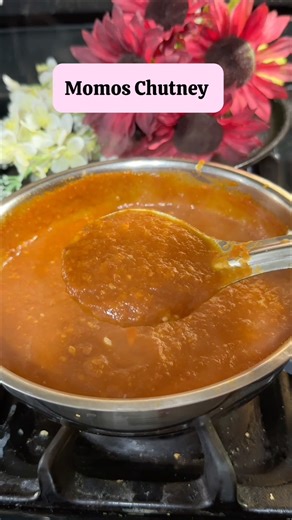 Spicy Momo Chutney 🌶️🌶️🌶️#food #momo #recipe
