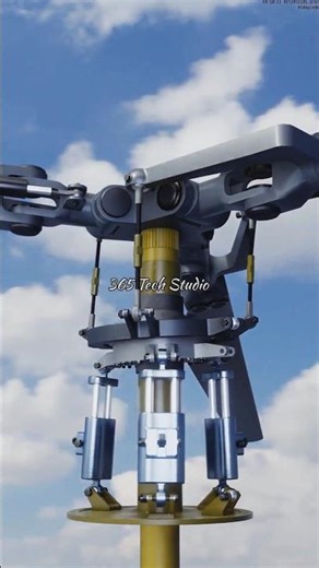 Helicopter Flight Controls Explained 🚁 #Helicopter #TechShorts #Engineering