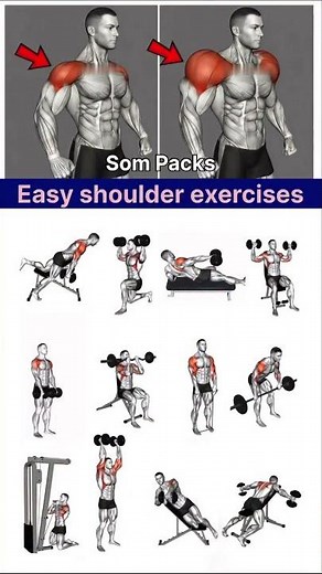 Easy Shoulder Workout at Home | Build Bigger Shoulders Fast 💪🔥( Best Shoulder Exercise) 💥 #workout