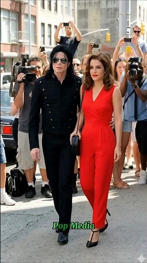 Michael Jackson and Lisa Marie Presley Looking Perfect Together | #michaeljackson #80s #mj