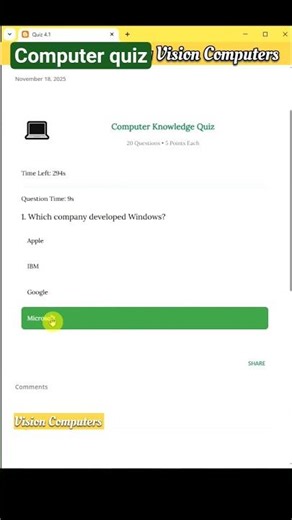 Computer questions and answers || Computer quiz #computer #quiz