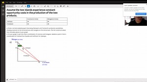 Production Possibilities Curve Example