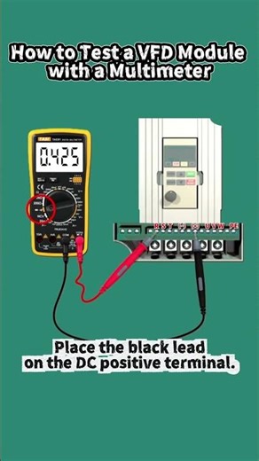 Test a vfd in 1minute #electrical #vfd