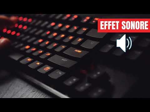 Clavier d'ordinateur - Bruitage gratuit et libre - effects sonores