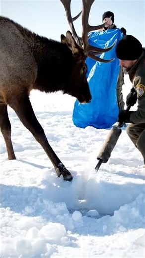 Elk Leg Ice Release