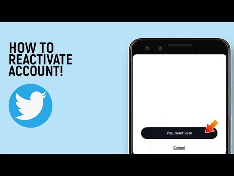 How To Reactivate Twitter Account [easy]