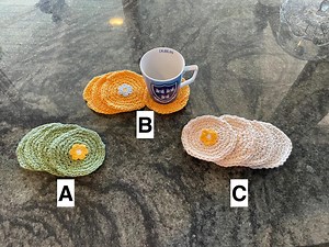 Mug Rug, Set of Four (4) - Etsy
