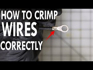 How To CRIMP WIRE TERMINALS For Beginners