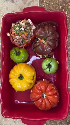 Tomates farcies veggie faciles et rapides