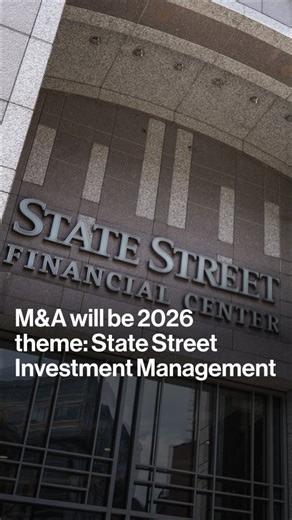 Bloomberg Television on Instagram: "Consolidation and the need for efficiency will spur M&A to be a major theme for 2026, State Street Investment Management’s Altaf Kassam says. Watch more via the link in bio."