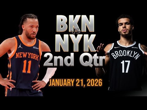 Brooklyn Nets vs New York Knicks 2nd Quarter Part 2 Highlight - JAN 21, 2026