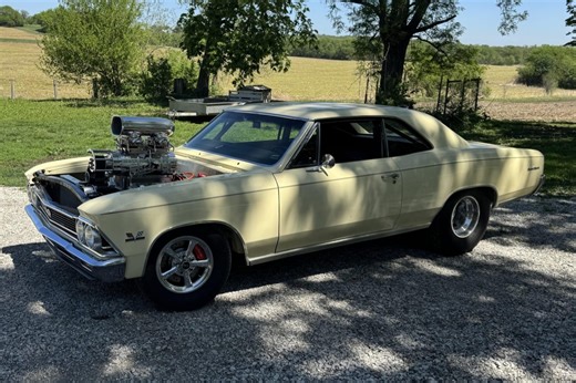 Pro Street–Style 1966 Chevrolet Chevelle SS 396 Sport Coupe