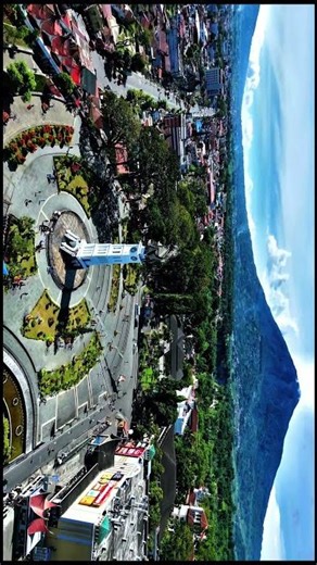 View Terindah Jam Gadang dari Udara! Marapi & Singgalang Terlihat Jelas #nusaaerial