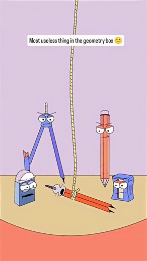 Ritik on Instagram: "Most Useless thing in the geometry box 🌝 Kya koi mujhse btayega iska kya use hota h 🥲 . . . #school #compass #geometry #geometrybox #2danimation #instagram #funny #memes #friendship #comedymemesdaily"