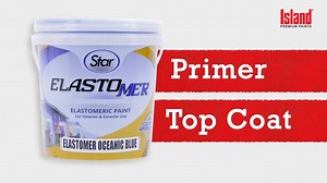 Primer and topcoat at the price of one. Now that’s economical! Star Elastomer is Island Premium Paints’ elastomeric formulation for durable coatings, suited for interior and exterior surfaces. Read more details: http://www.islandpaints.com/products/star-elastomer/ | Island Premium Paints