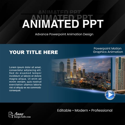Advanced Powerpoint Animation, Powerpoint Motion Graphics Animation, PPT Slideshow, Cinematic Transition Effects, With Editing Tutorial - Etsy UK