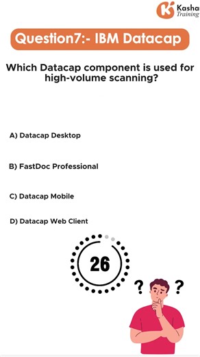 Which Datacap Component is Used for High-Volume Scanning? | IBM Datacap Certification Question