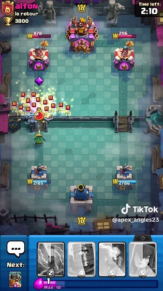 Day 20 of playing clash royal. This is my first game in a new arena #clashroyale #follow #fyp #like #sharethevideo