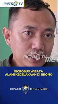 Diduga Rem Blong Microbus Wisata Alami Kecelakaan Beruntun di Bromo