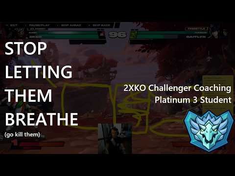 2XKO Platinum 3 Ekko/Ahri Coaching - Aggressively Identifying Every Opportunity