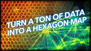 How to turn a ton of overlapping data into a hexagon map