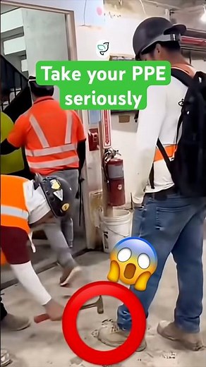 Testing PPE on a construction site #ecoonline #safetyfirst #workplacesafety
