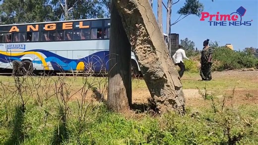 Drama as two Luhya travelers boarding a bus from Kakamega heading to Nairobi force the driver to wait for them as they chase a chicken that freed itself and disappeared into a nearby bush during a stopover | PRIME TIME News