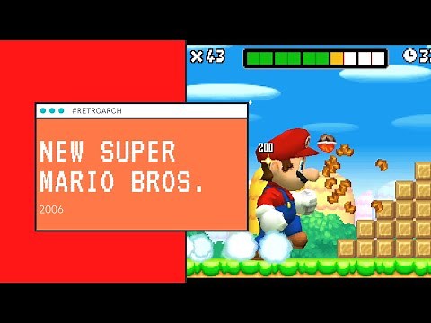 New Super Mario Bros. (2006) [DS] - RetroArch with DeSmuME
