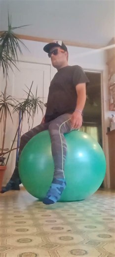 Big exercise ball fun