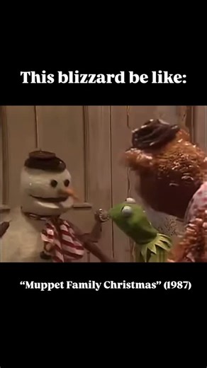 Jake 💚🎶🎹 | I woke up to so much snow out the window 😭 #muppets #muppetfamilychristmas #snowmageddon #kermitthefrog #fozziebear | Instagram