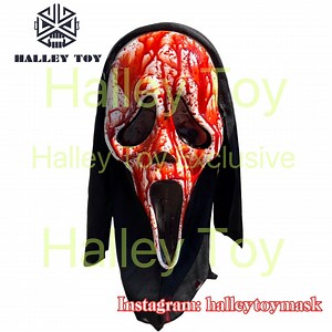 Ghost Face Mask Scream Movie Mask Painted With World's Most Realistic Blood. Bloody Killer Mask, Ghost Face Blood Mask Character From Scream - Etsy