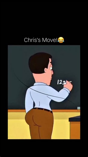 Stewie Laughs | This post features a classic Family Guy cutaway gag where Chris Griffin goes full chaotic mode 😏, probably mid-family dinner or random... | Instagram
