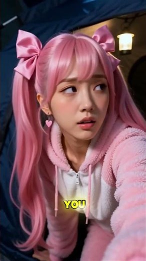 POV: When your BF is a total coward at camping! ⛺️💀#kpop #funny #kpopfunny #shorts