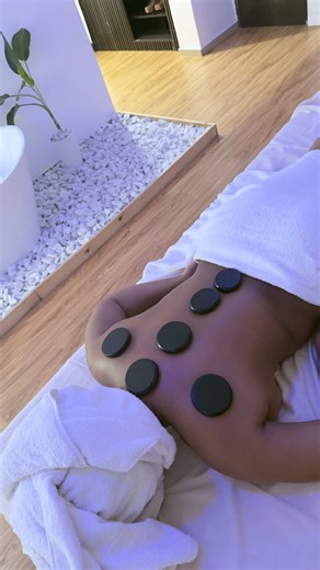 Hot stone massage