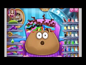 Juega al Pou gratis y peinale.